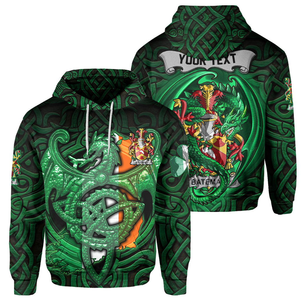 Bateman Hoodies The Green Dragon Of Ireland Style