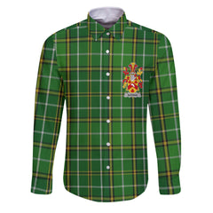 Bateman Long Sleeve Button Shirts Crest And National Plaid Style