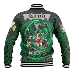 Bateson Baseball Jackets The Green Dragon Of Ireland Style