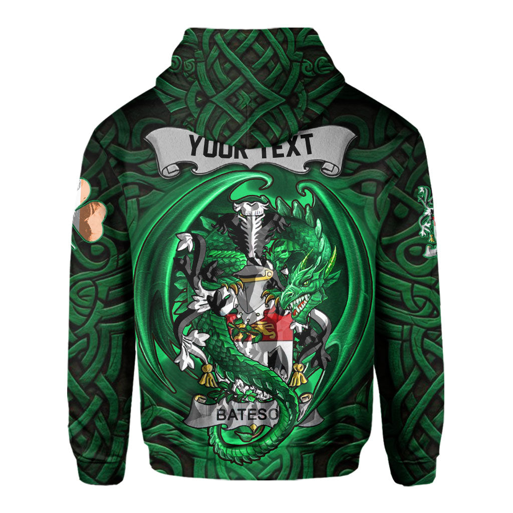 Bateson Hoodies The Green Dragon Of Ireland Style