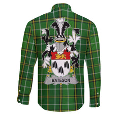 Bateson Long Sleeve Button Shirts Crest And National Plaid Style