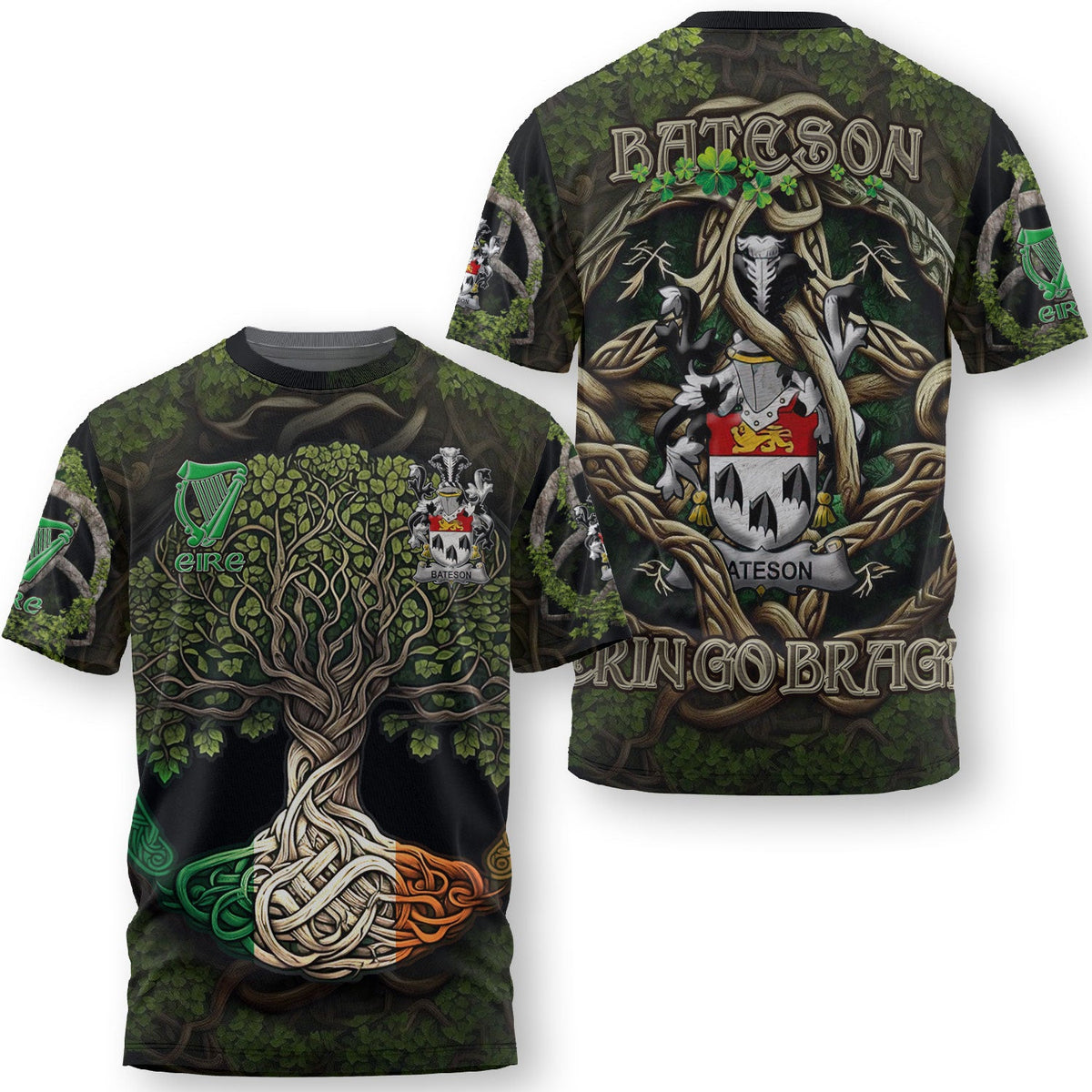 Bateson T-Shirts Ireland Is My Root Style