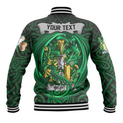 Beatty or Betagh Baseball Jackets The Green Dragon Of Ireland Style