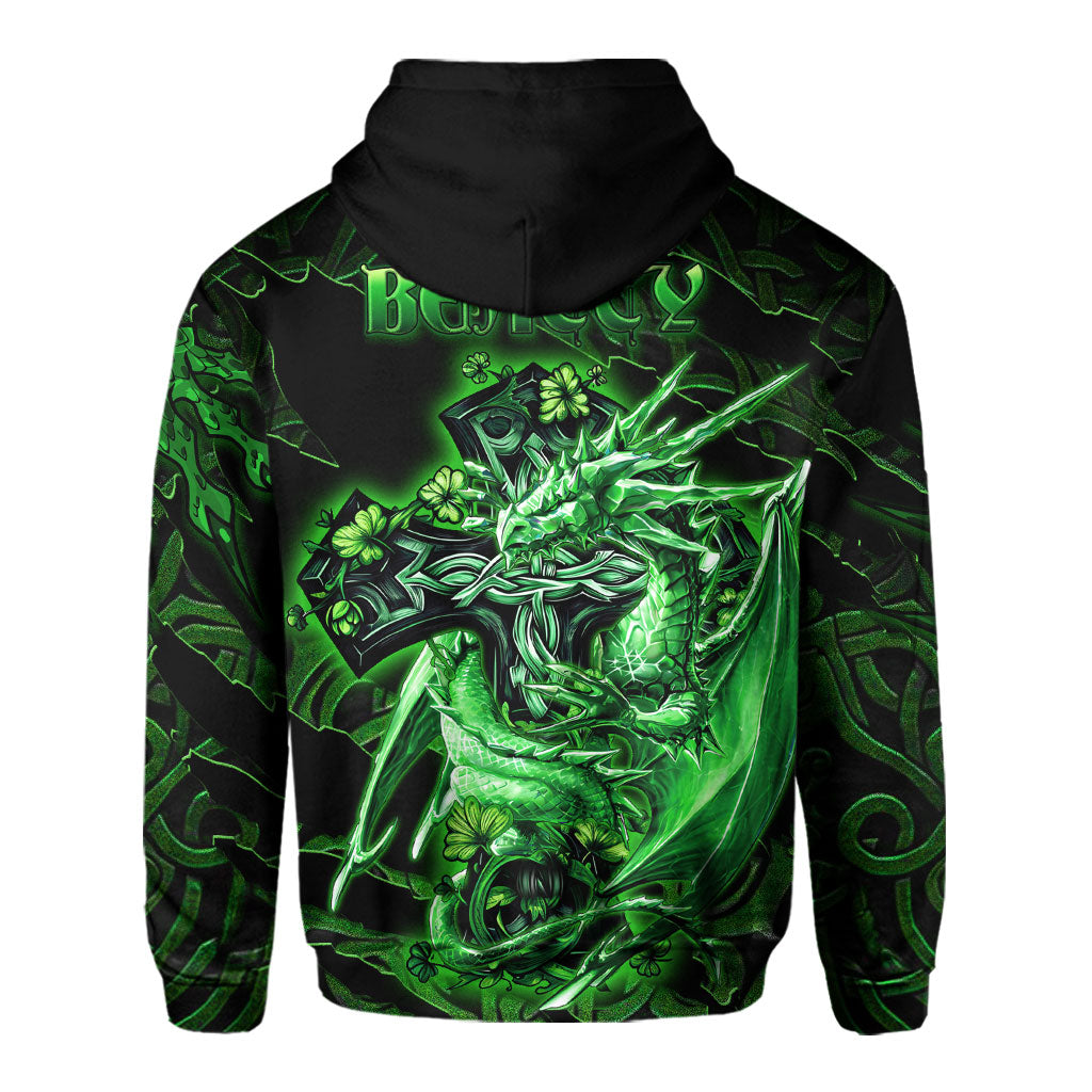 Beatty or Betagh Hoodies Celtic Cross And Dragon Style