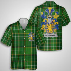 Beaumont Hawaiian Shirts Crest And National Plaid Style