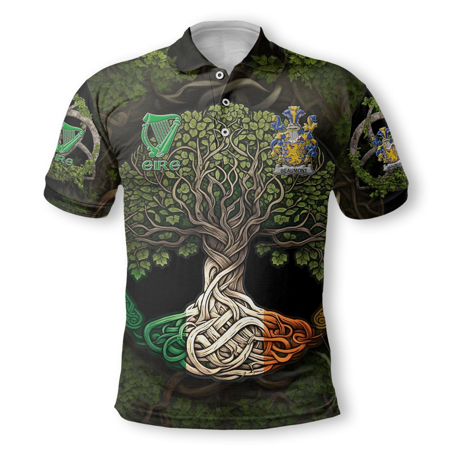 Beaumont Polo Shirts Ireland Is My Root Style