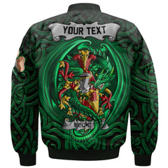Becket Bomber Jackets The Green Dragon Of Ireland Style