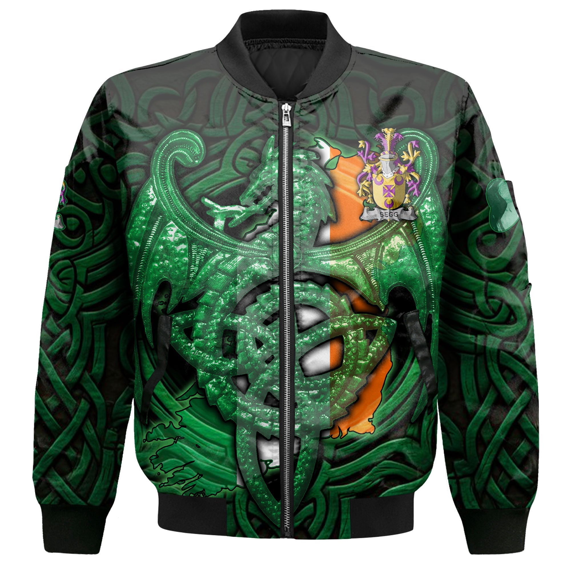 Begg Bomber Jackets The Green Dragon Of Ireland Style