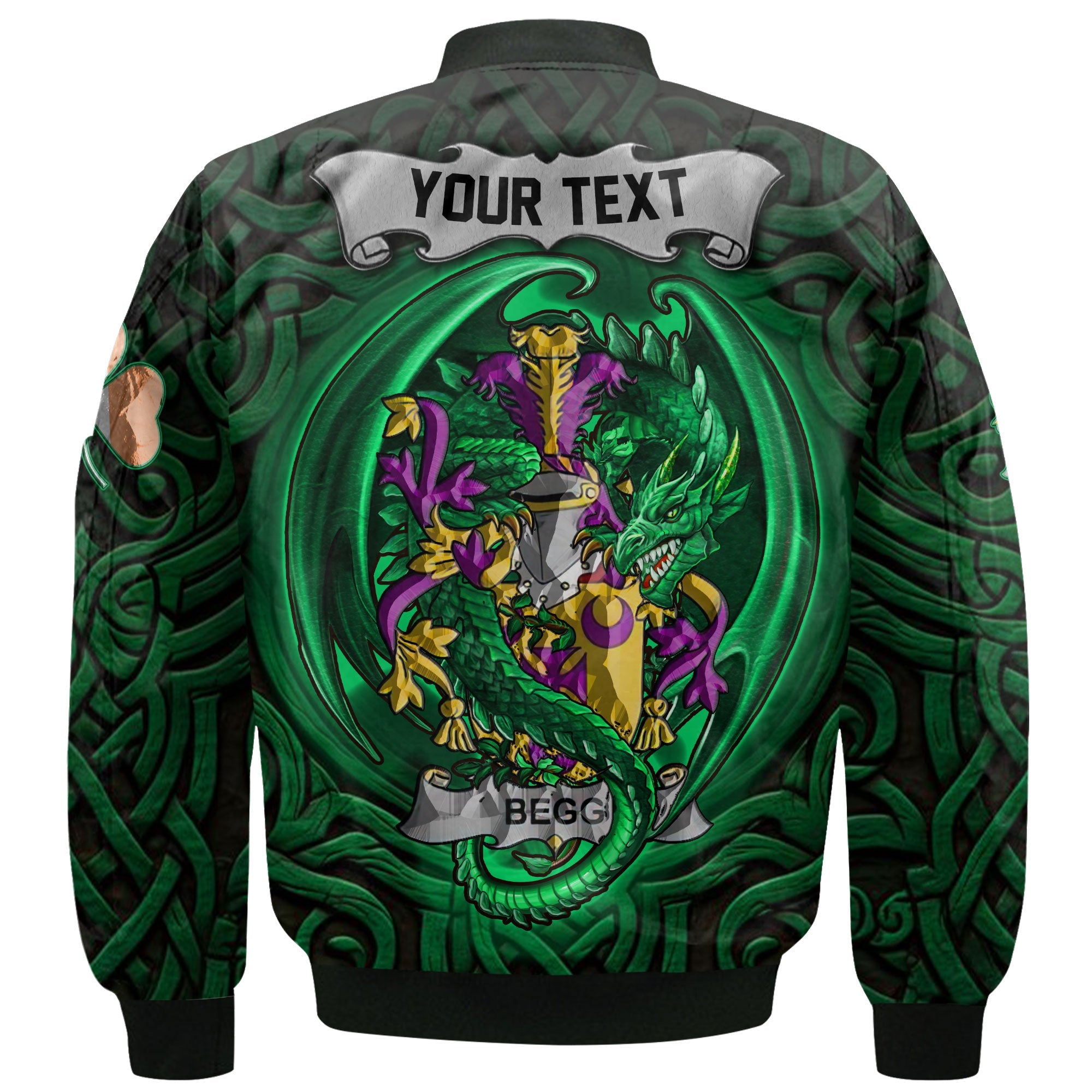 Begg Bomber Jackets The Green Dragon Of Ireland Style