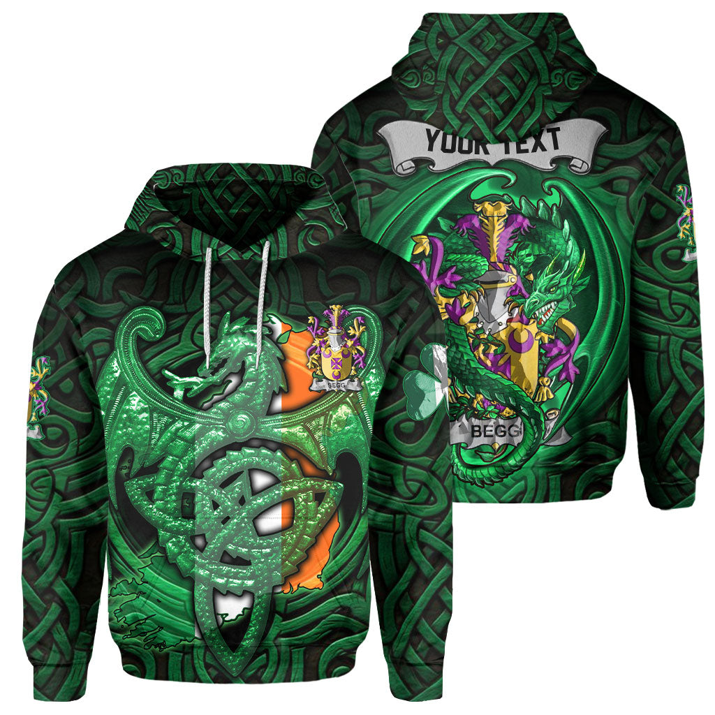 Begg Hoodies The Green Dragon Of Ireland Style