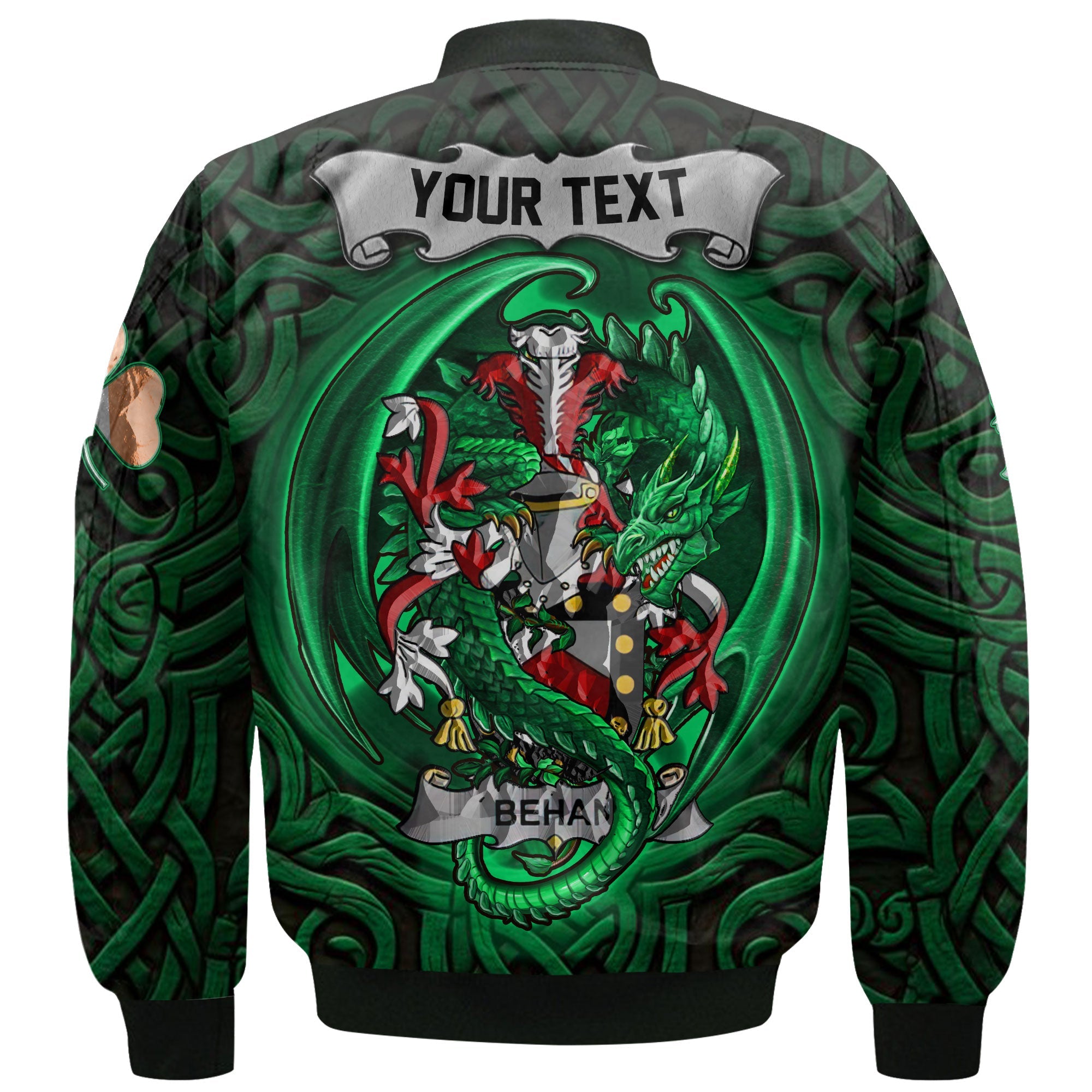 Behan Bomber Jackets The Green Dragon Of Ireland Style