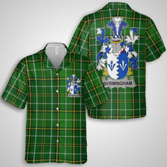 Bermingham Hawaiian Shirts Crest And National Plaid Style