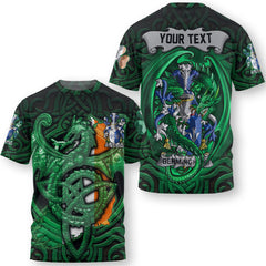 Bermingham T-Shirts The Green Dragon Of Ireland Style