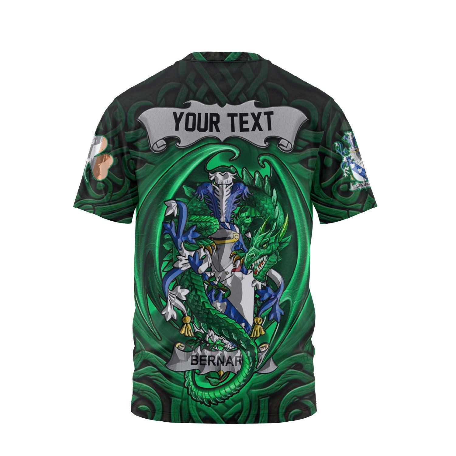 Bernard T-Shirts The Green Dragon Of Ireland Style