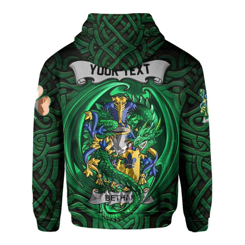 Betham Hoodies The Green Dragon Of Ireland Style