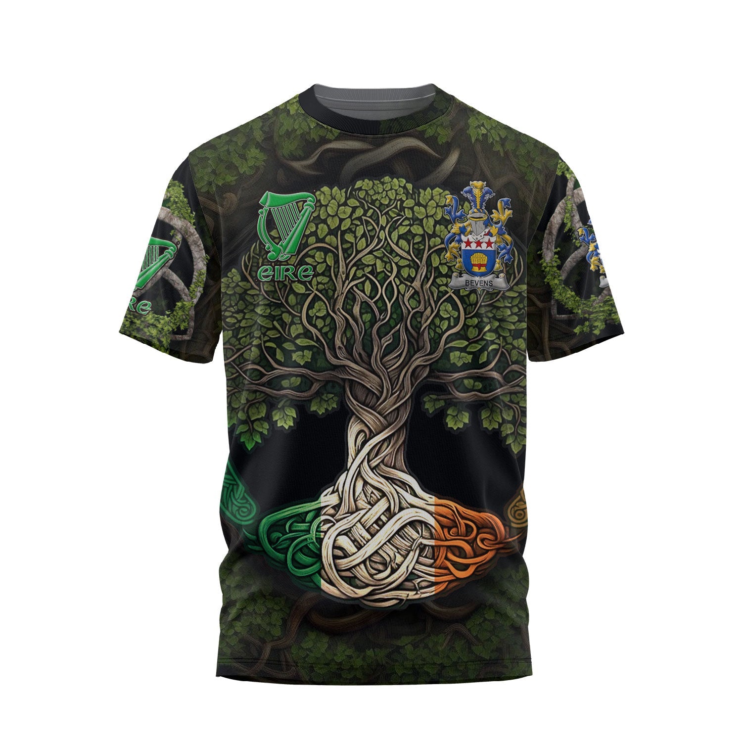 Bevens T-Shirts Ireland Is My Root Style