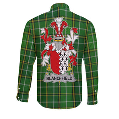 Blanchfield Long Sleeve Button Shirts Crest And National Plaid Style