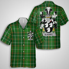 Blayney Hawaiian Shirts Crest And National Plaid Style