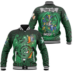 Bligh Baseball Jackets The Green Dragon Of Ireland Style