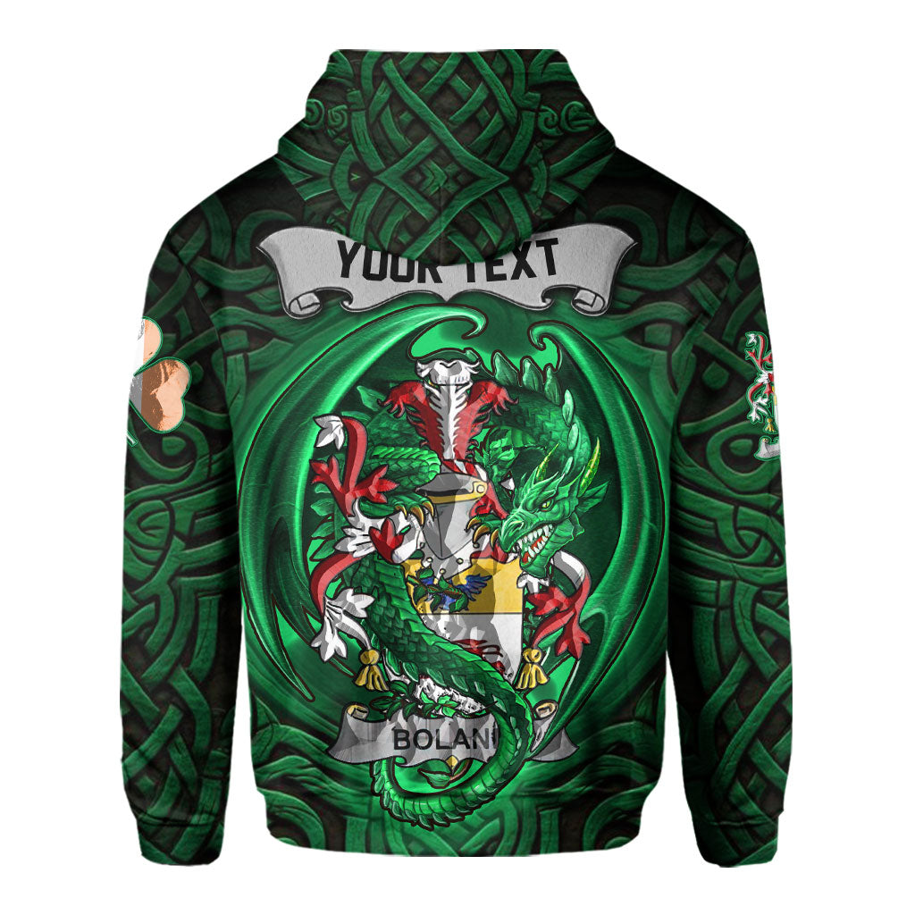 Boland or O Boland Hoodies The Green Dragon Of Ireland Style