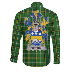 Borough Long Sleeve Button Shirts Crest And National Plaid Style