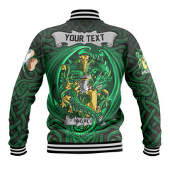 Boyle or O Boyle Baseball Jackets The Green Dragon Of Ireland Style