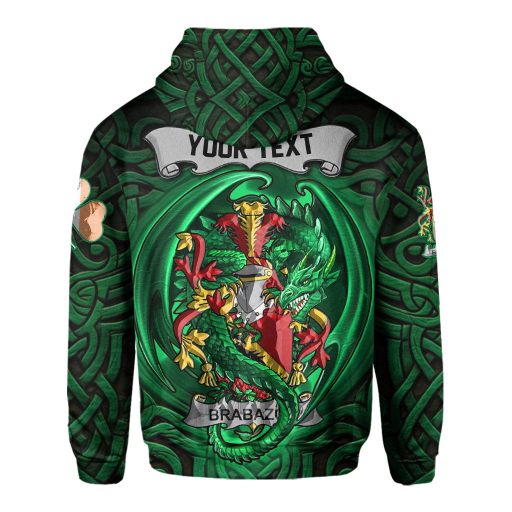 Brabazon Hoodies The Green Dragon Of Ireland Style