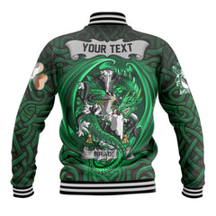 Braden or O Braden Baseball Jackets The Green Dragon Of Ireland Style