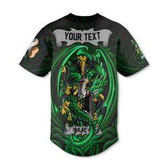 Brady or McBrady Baseball Jerseys The Green Dragon Of Ireland Style