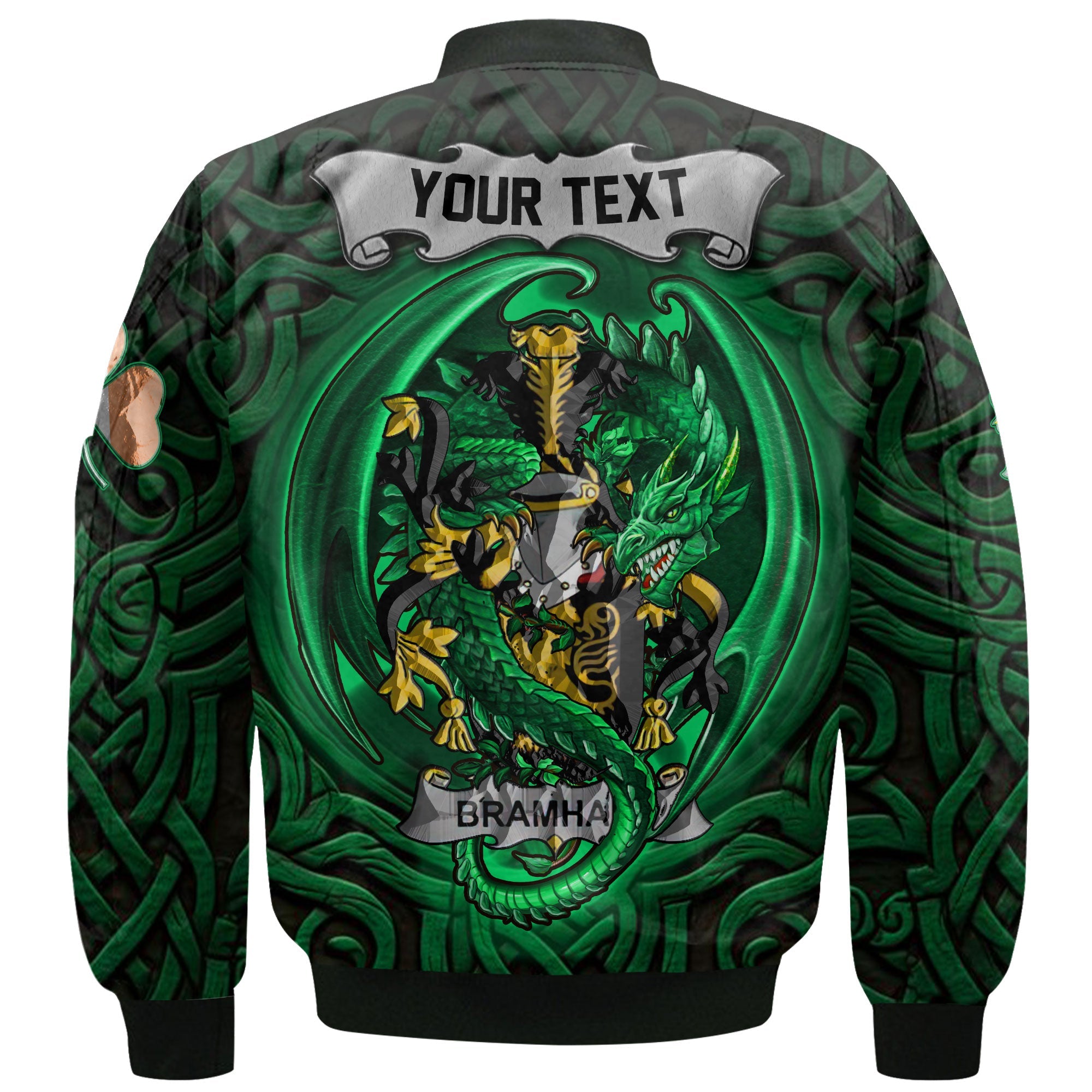 Bramhall Bomber Jackets The Green Dragon Of Ireland Style