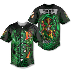 Branigan or O Branagan Baseball Jerseys The Green Dragon Of Ireland Style