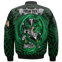 Bray or McBray Bomber Jackets The Green Dragon Of Ireland Style