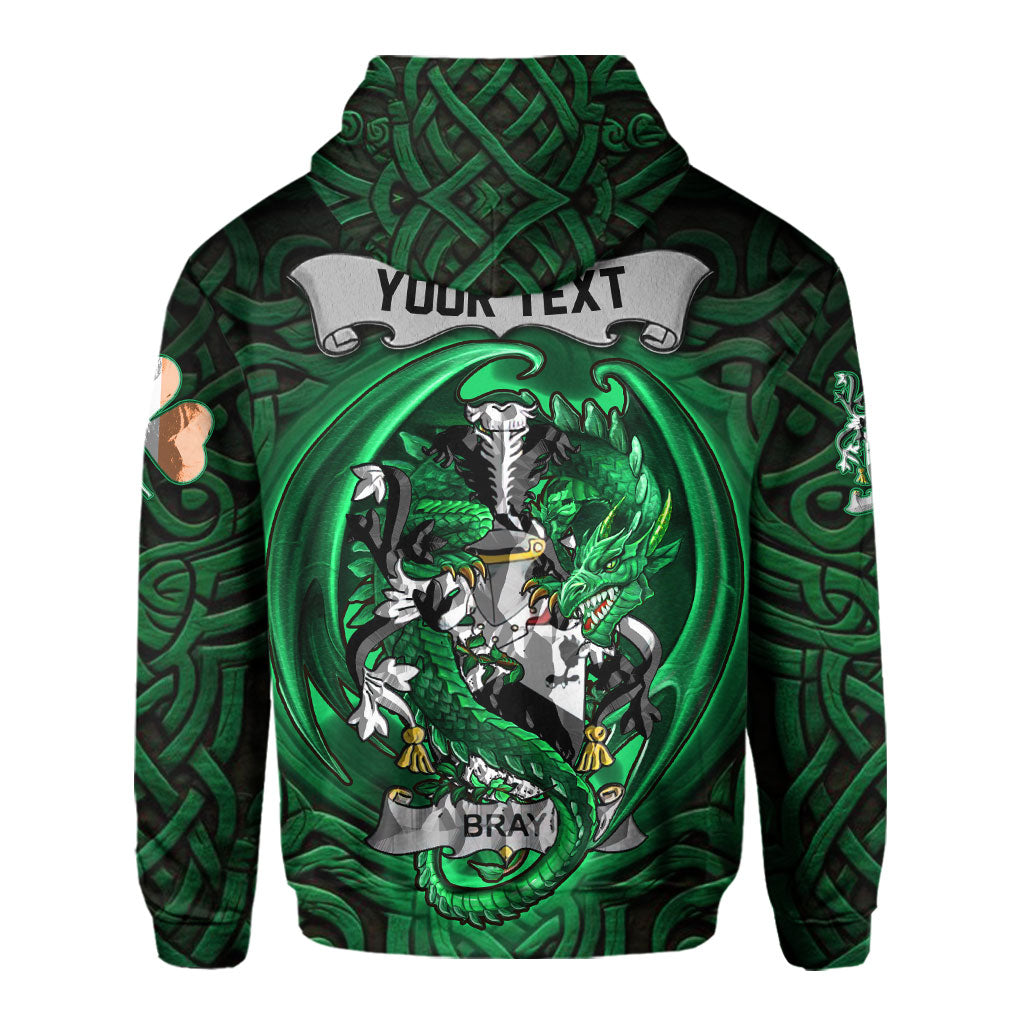 Bray or McBray Hoodies The Green Dragon Of Ireland Style