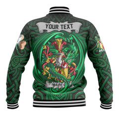 Breen or O Breen Baseball Jackets The Green Dragon Of Ireland Style