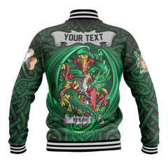 Brien or O Brien Baseball Jackets The Green Dragon Of Ireland Style