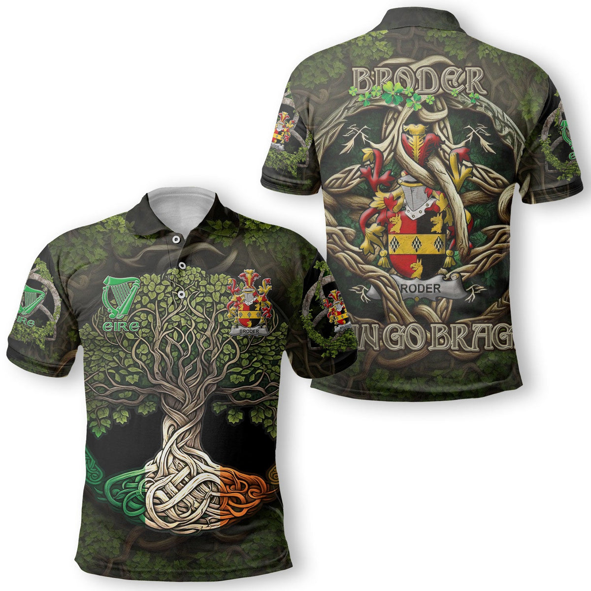 Broder or O Broder Polo Shirts Ireland Is My Root Style