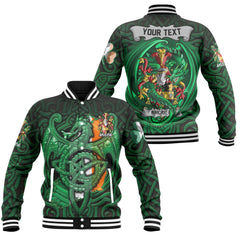 Broder or O Broder Baseball Jackets The Green Dragon Of Ireland Style