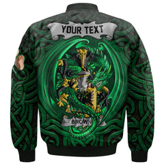 Browne Bomber Jackets The Green Dragon Of Ireland Style