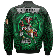 Bryne or Brinn Bomber Jackets The Green Dragon Of Ireland Style