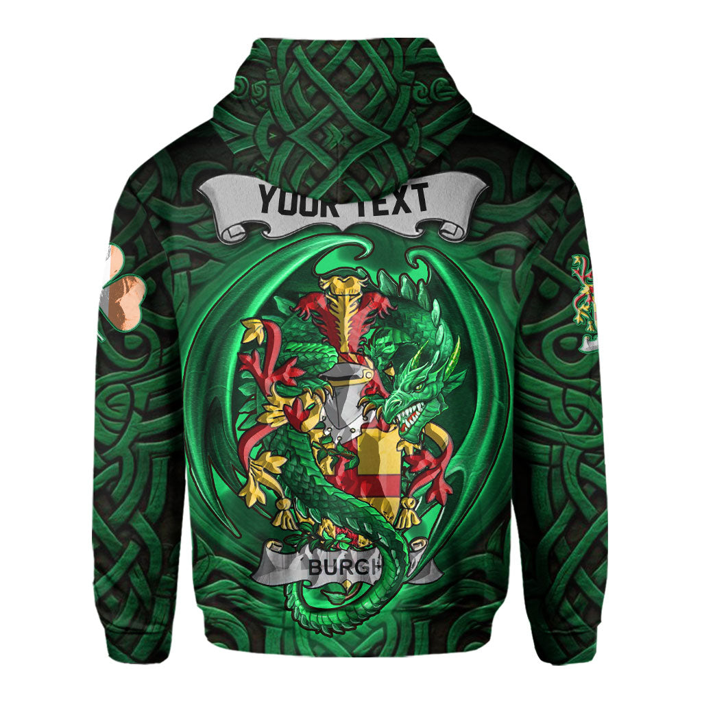 Burgh Hoodies The Green Dragon Of Ireland Style