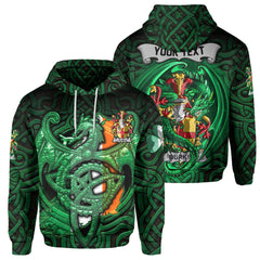 Burke Hoodies The Green Dragon Of Ireland Style