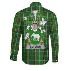 Butcher Long Sleeve Button Shirts Crest And National Plaid Style