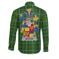 Butler Long Sleeve Button Shirts Crest And National Plaid Style