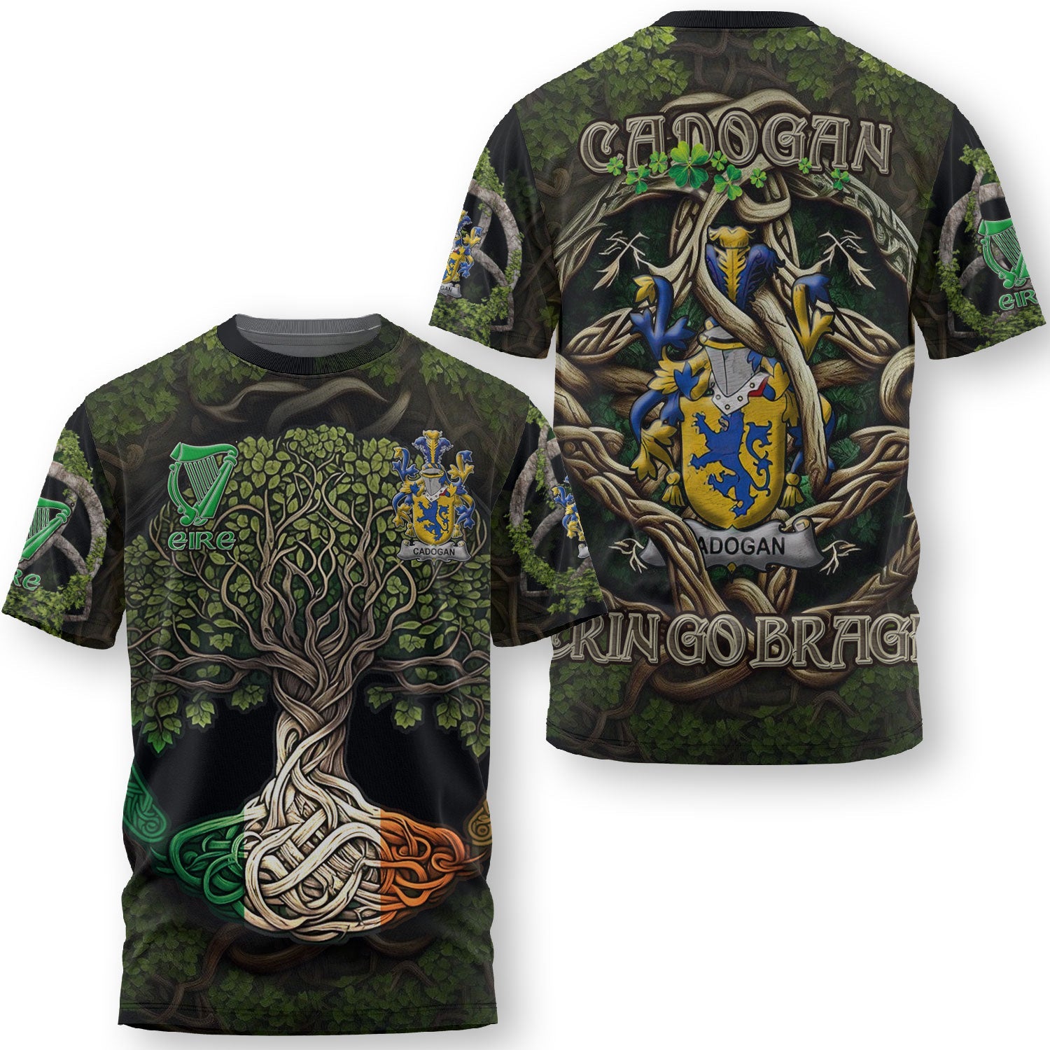 Cadogan T-Shirts Ireland Is My Root Style