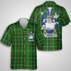 Cahill or O Cahill Hawaiian Shirts Crest And National Plaid Style