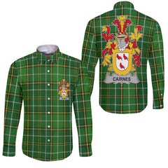 Cairnes Long Sleeve Button Shirts Crest And National Plaid Style