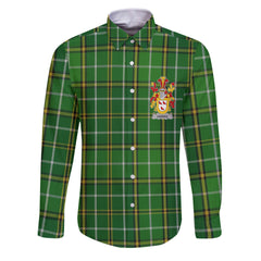 Cairnes Long Sleeve Button Shirts Crest And National Plaid Style