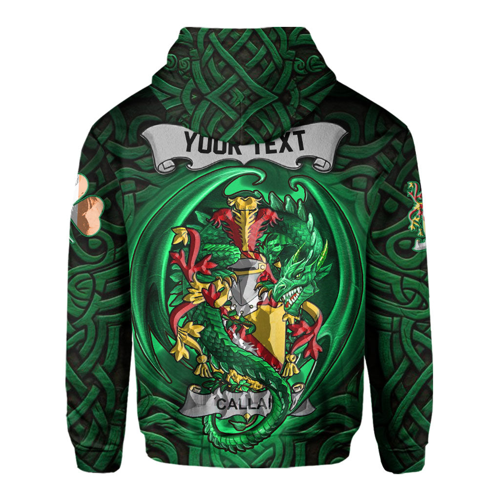 Callan or O Callan Hoodies The Green Dragon Of Ireland Style