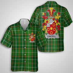 Cantell Hawaiian Shirts Crest And National Plaid Style