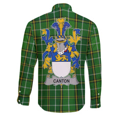 Canton Long Sleeve Button Shirts Crest And National Plaid Style